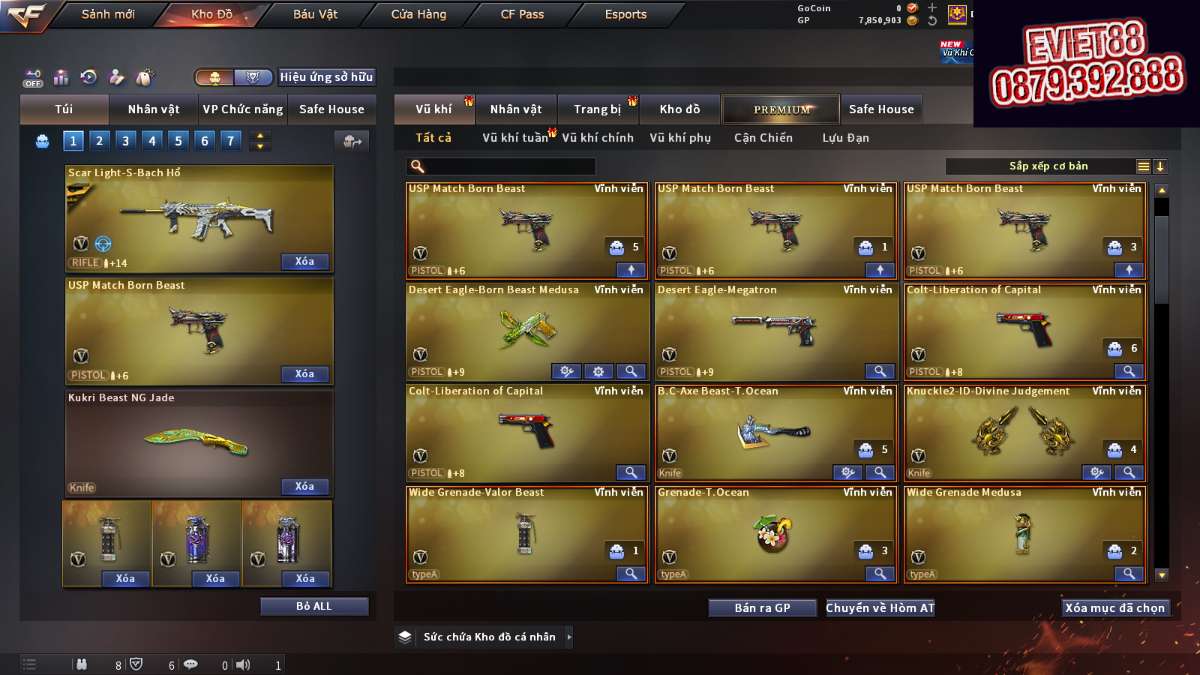 shop acc cf uy tin gia re